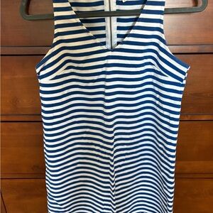 Old Navy Blue and White Striped Dress